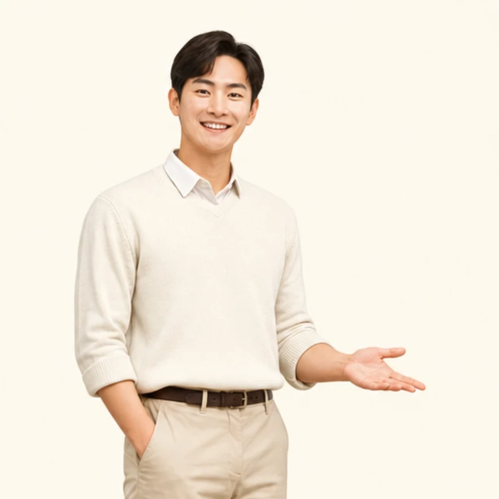 직장인 장기렌트카 상담 신청을 안내하는 담당자